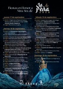 Programm Fiestas de La Pena 2026